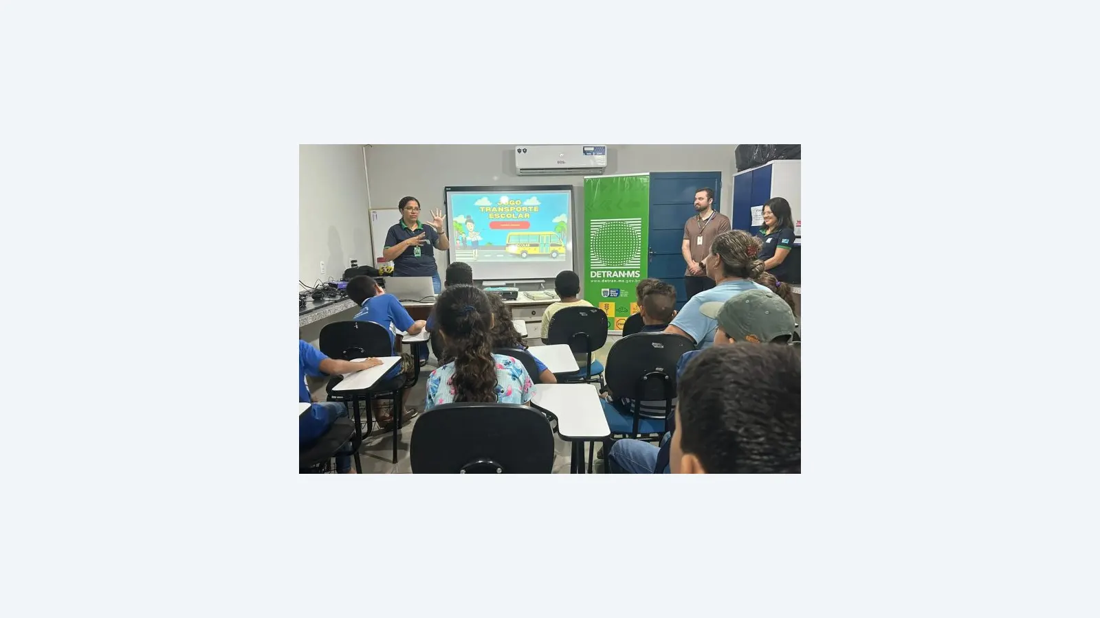 Fiscalização reforça segurança no transporte escolar em MS