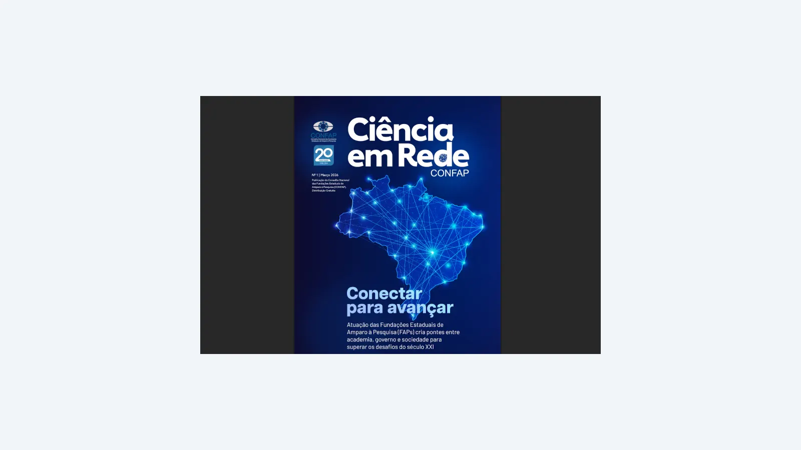 Confap lança revista Ciência em Rede para divulgar pesquisas no Brasil