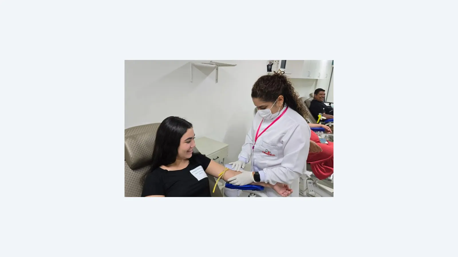 Júlia supera medo e se torna doadora de sangue em MS