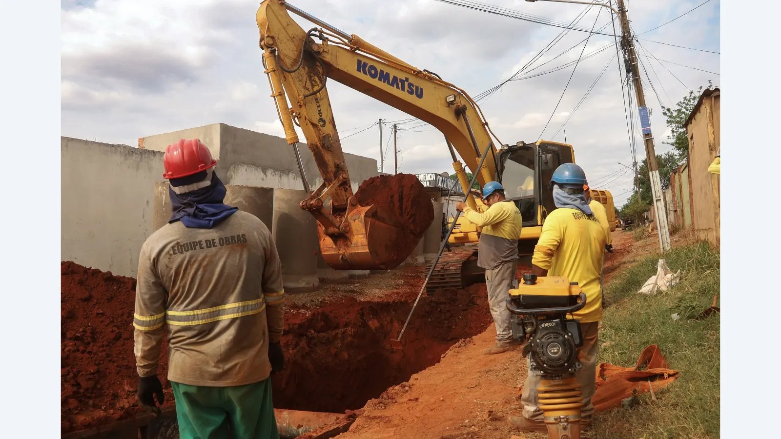 Obras de drenagem interditam cruzamento na região do Anhanduizinho até 3 de novembro