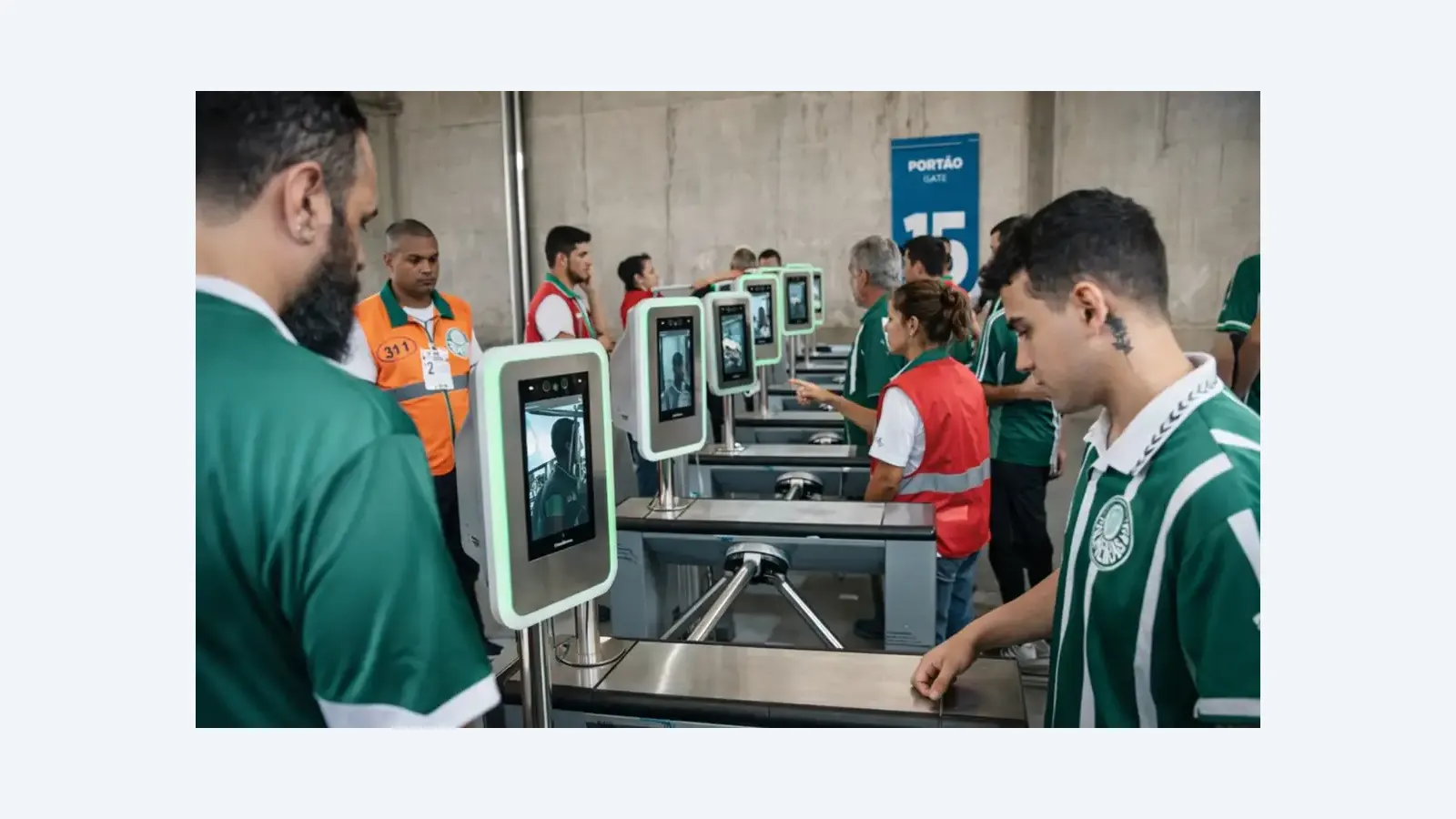Reconhecimento facial revoluciona acesso e segurança nos estádios brasileiros