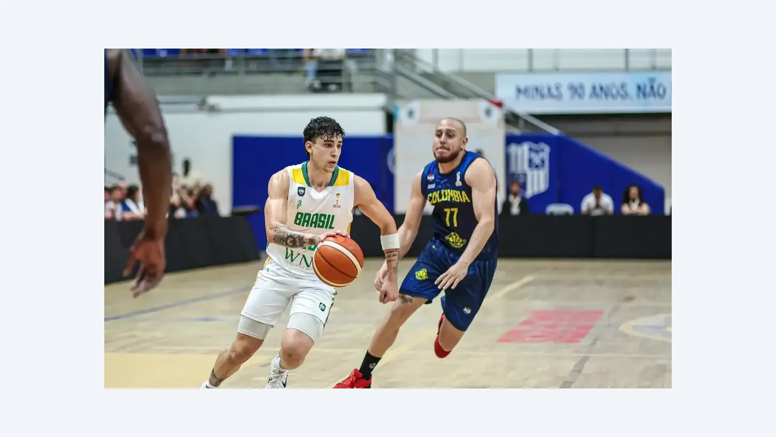 Brasil mantém 100% e vence Colômbia nas Eliminatórias de basquete