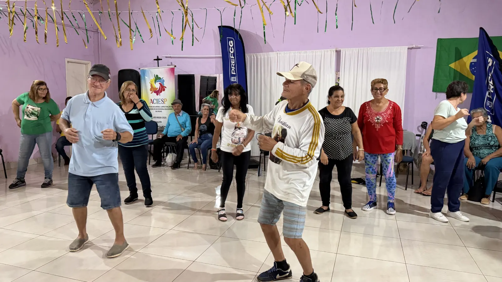 MovimentaCG promove saúde e convivência para idosos no Aero Rancho