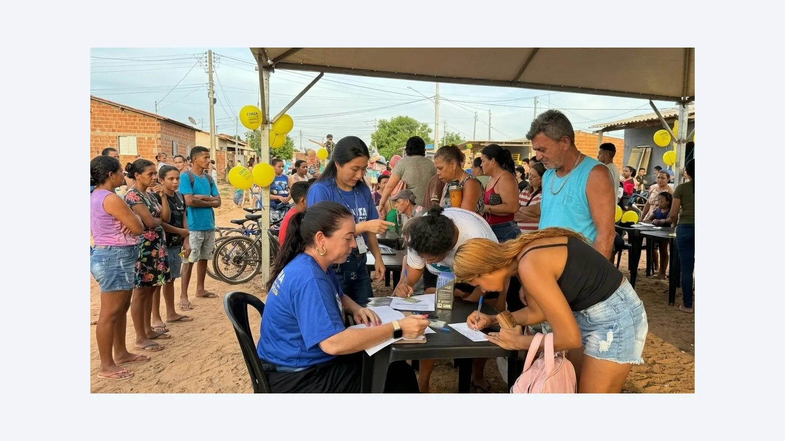 Moradores da Homex participam da escolha de novo nome para a comunidade