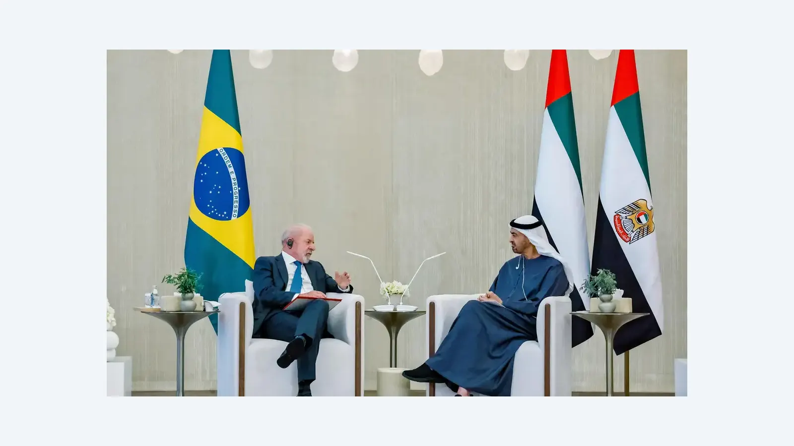 Lula e presidente dos Emirados fortalecem parceria estratégica bilateral