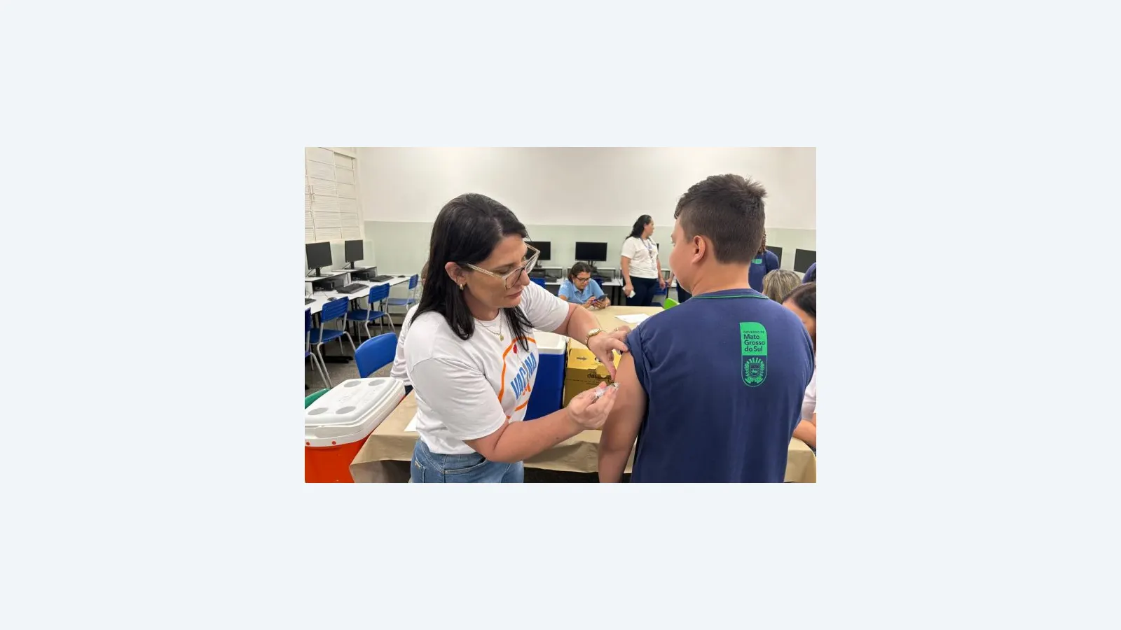 Estratégia Aluno Imunizado: 98,7% dos Municípios de MS Participam e 30 Mil Doses Aplicadas