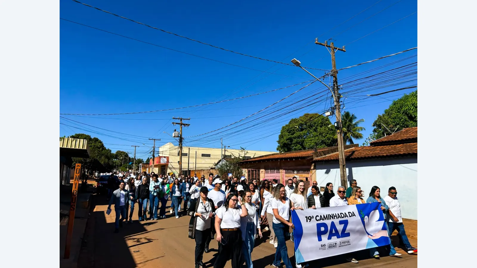Caminhada da Paz em Campo Grande atrai quase 2 mil participantes