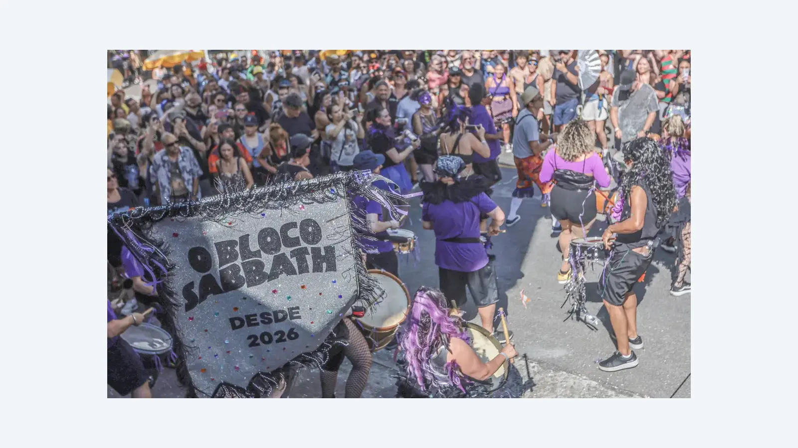 Bloco em SP une clássicos do Black Sabbath a ritmos brasileiros no carnaval