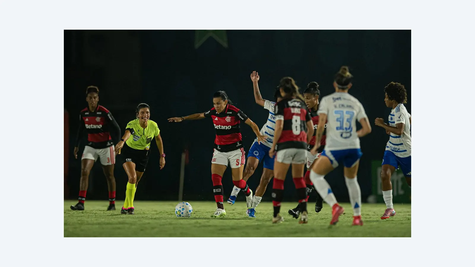 Flamengo e Cruzeiro empatam no Brasileirão Feminino Série A1
