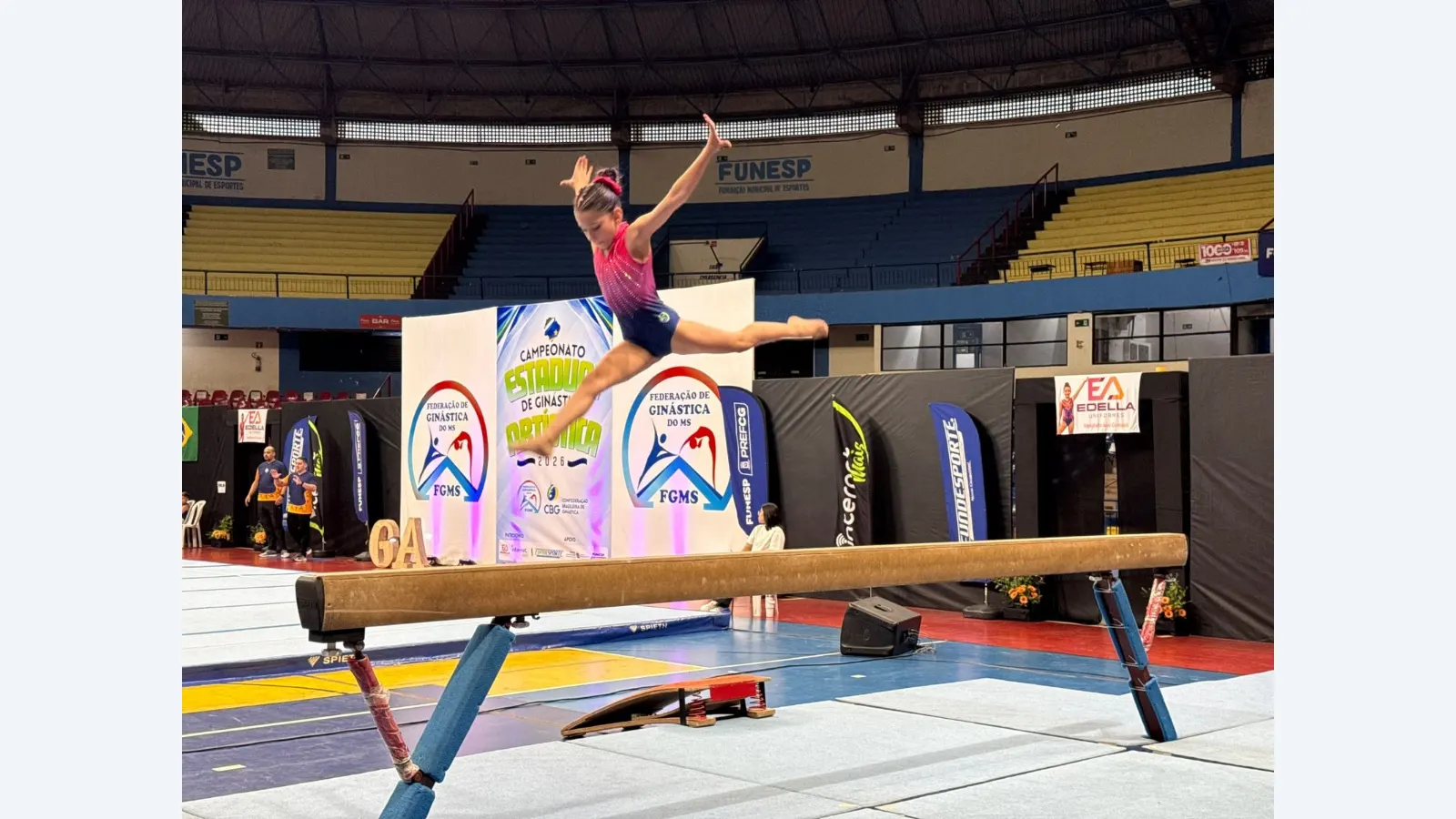 Guanandizão Sedia Campeonato Estadual de Ginástica Artística em MS