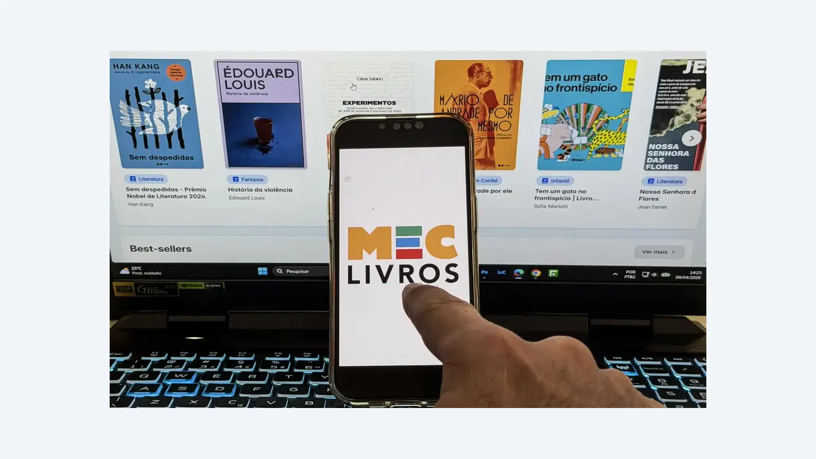 MEC Livros registra 122 mil empréstimos em uma semana e alcança 291 mil usuários