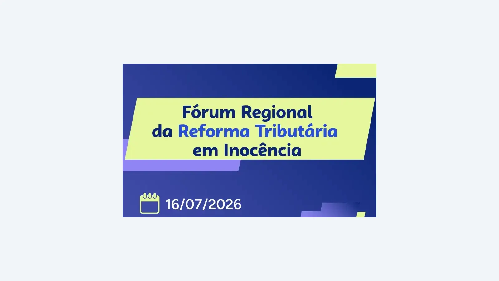Fórum em Inocência Debate Impactos da Reforma Tributária para Empresários