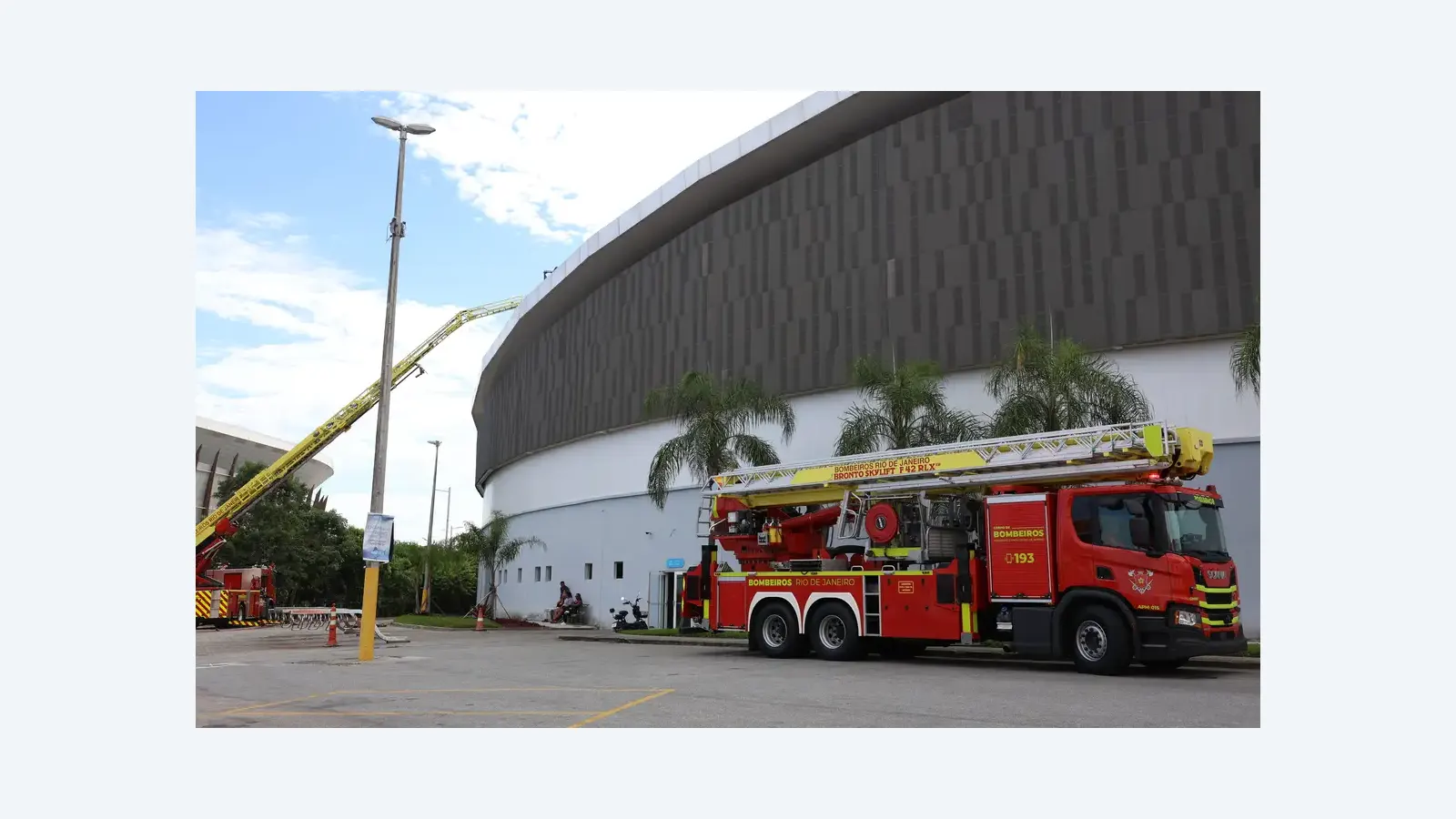 Incêndio no Velódromo do Rio causa interdição parcial, mas pista permanece intacta