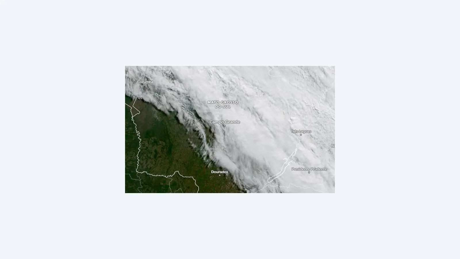 Frio intenso e geadas marcam o clima em Mato Grosso do Sul