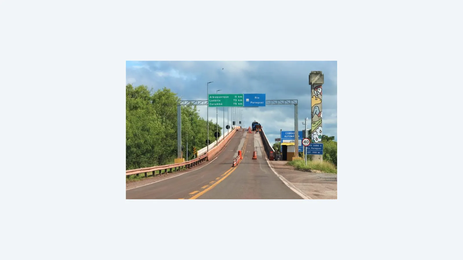 MS inicia recuperação estrutural da ponte sobre o Rio Paraguai em Corumbá