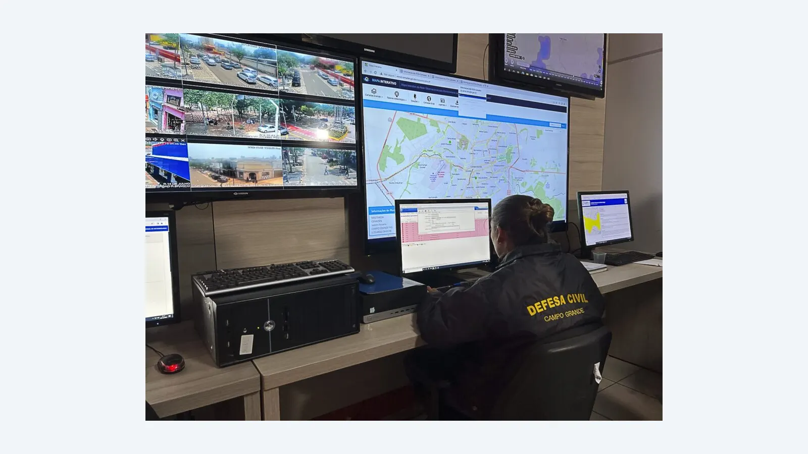 Defesa Civil de Campo Grande emite alerta amarelo para queda de temperatura