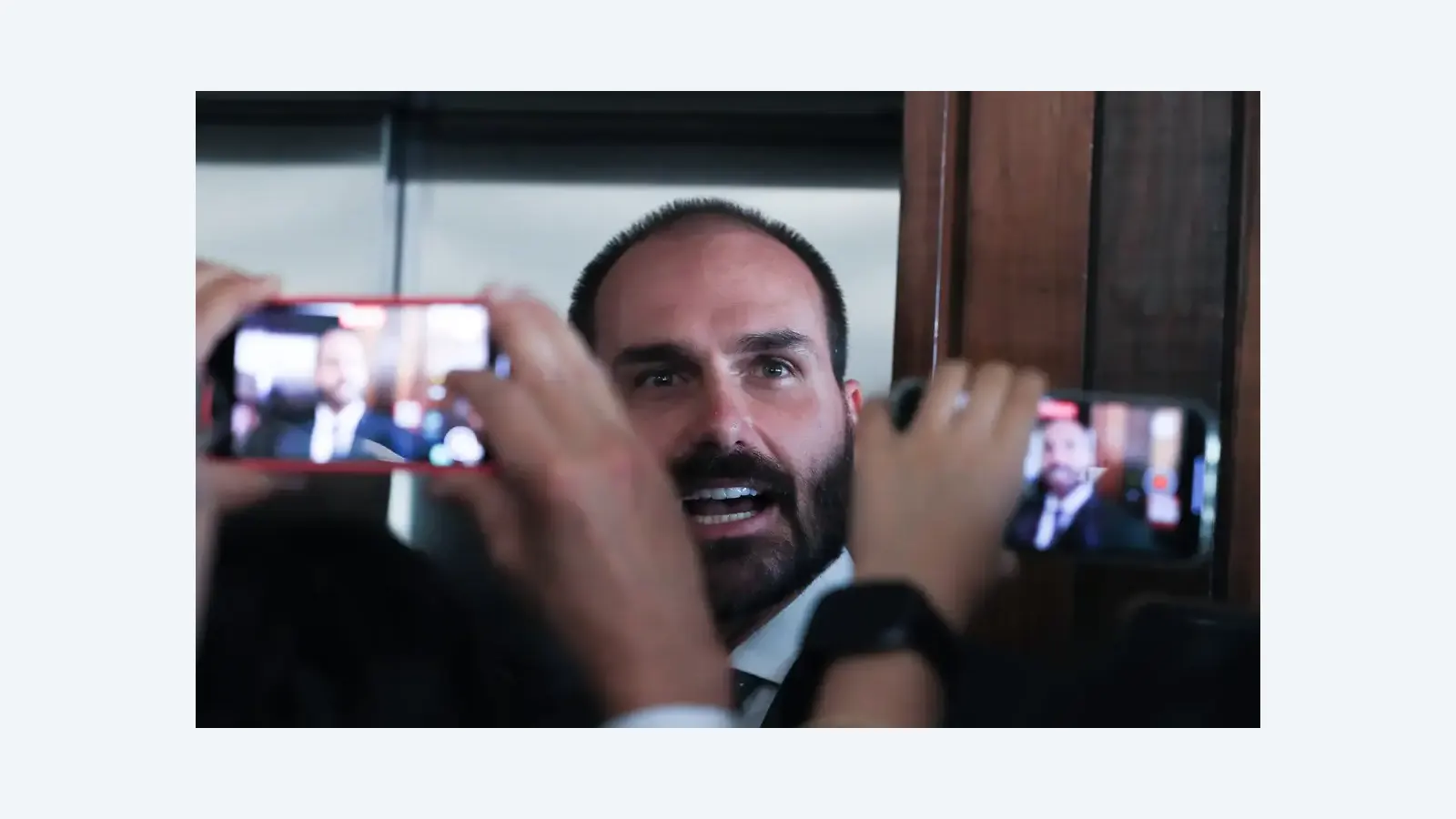 STF agenda depoimento de Eduardo Bolsonaro por videoconferência