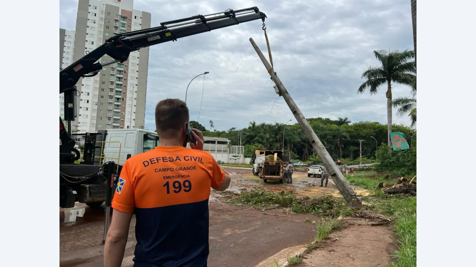 Prefeitura de Campo Grande cria força-tarefa diante de ciclone iminente