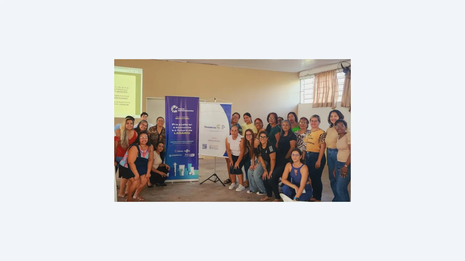 Oficina em Ladário capacita empreendedores para eventos alimentícios