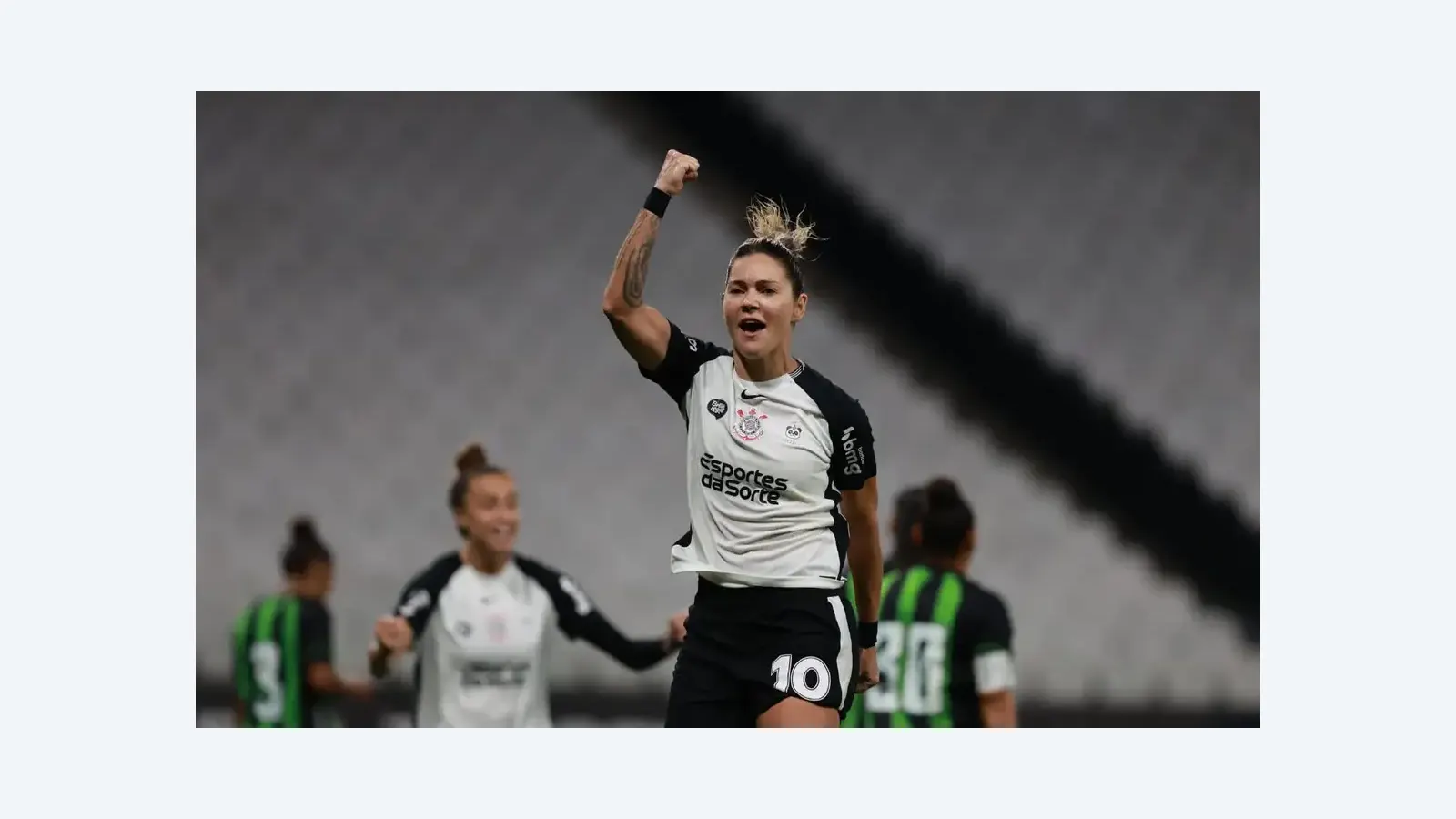 Corinthians domina América-MG com goleada no Brasileirão Feminino