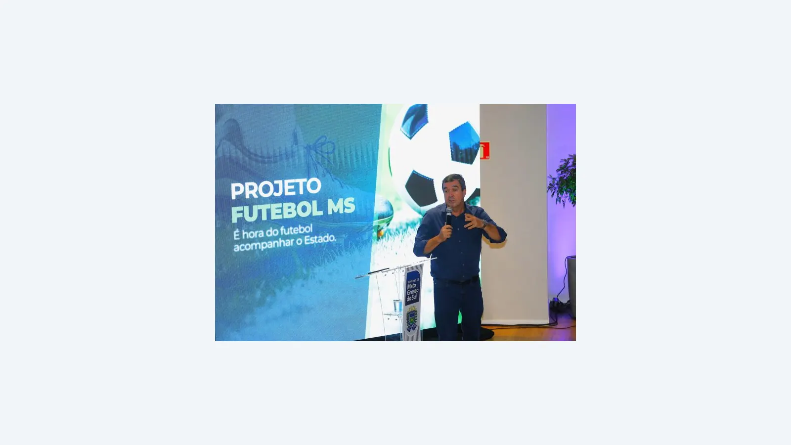 Governo de MS lança projeto para modernizar o futebol estadual