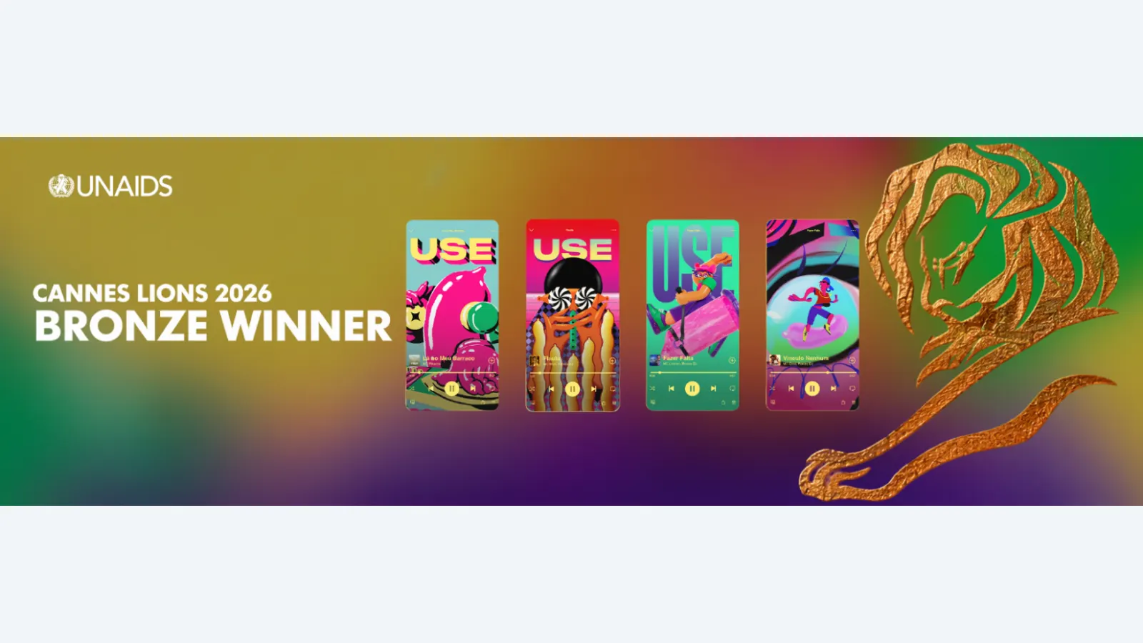 UNAIDS Brasil e Africa Creative ganham Leão de Bronze em Cannes com campanha de prevenção ao HIV