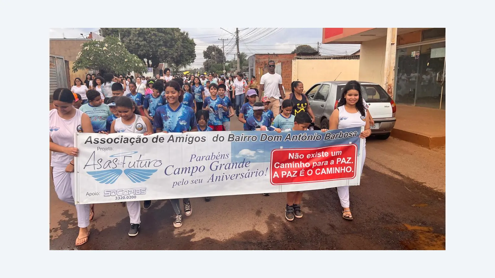 Caminhada da Paz no Parque do Sol promove prevenção à violência