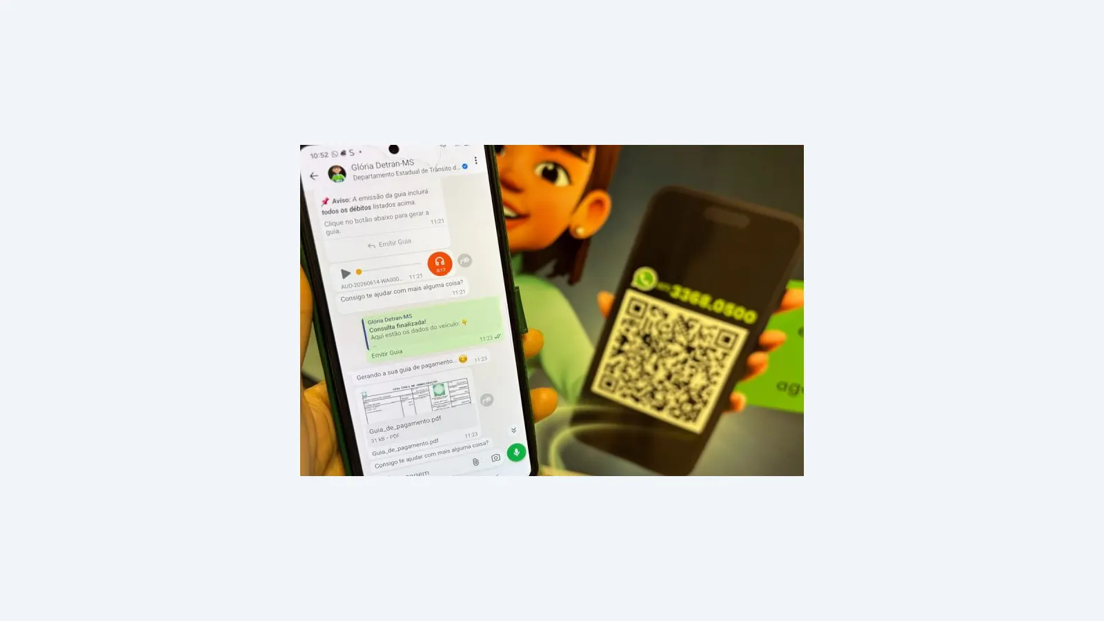 Detran-MS Lança Glória 2.0 com Emissão de Guias pelo WhatsApp