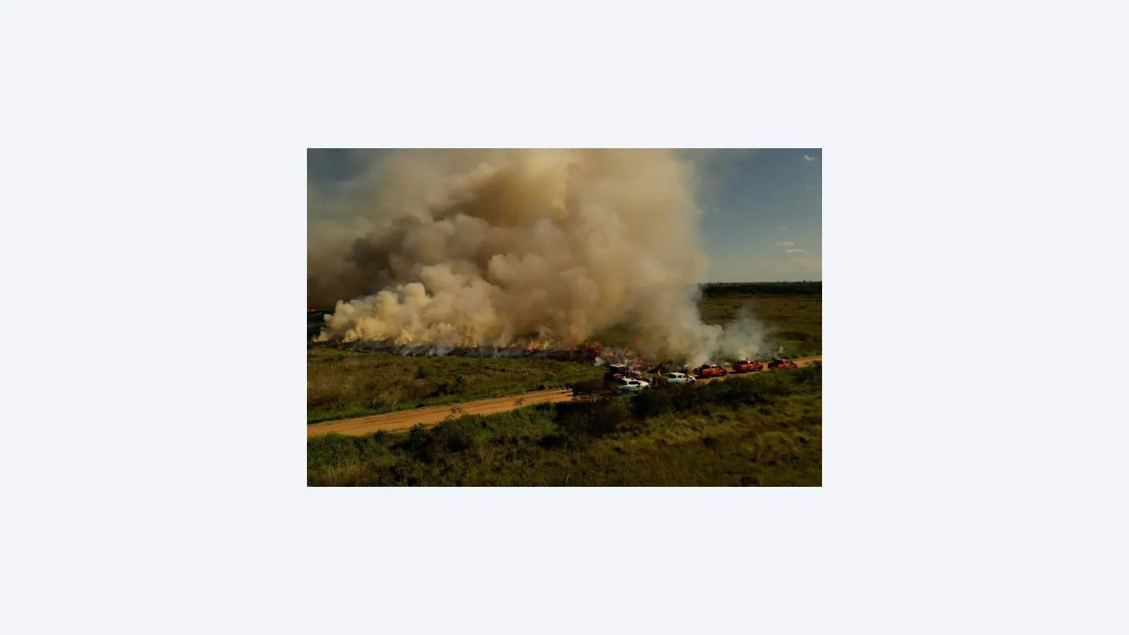 Queima Prescrita no Parque das Várzeas do Rio Ivinhema Combate Incêndios em MS