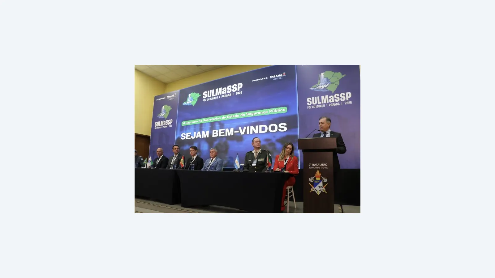 Encontro em Foz do Iguaçu fortalece segurança pública entre estados do Sul