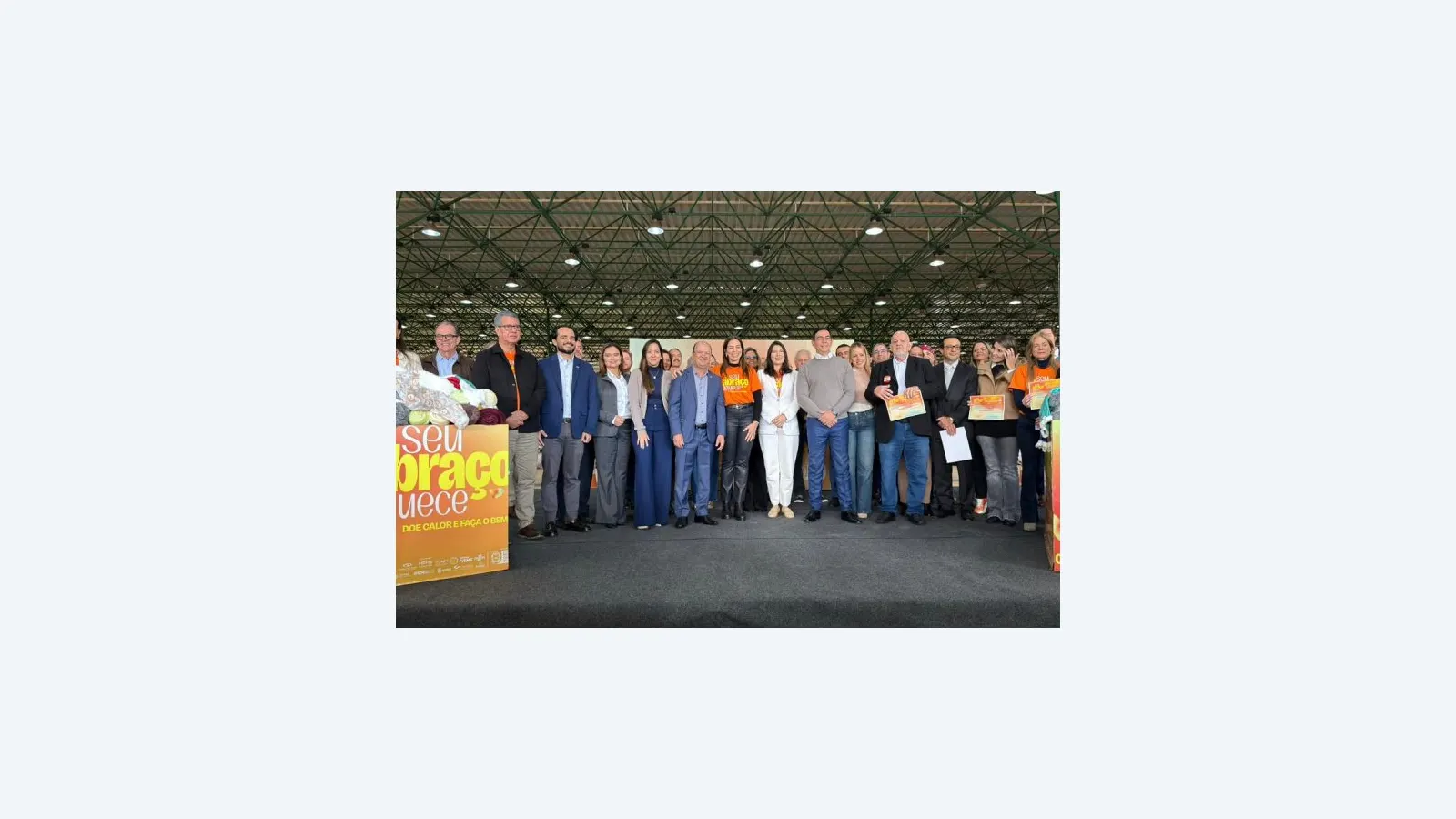 Campanha 'Seu Abraço Aquece' arrecada 192 mil peças para MS