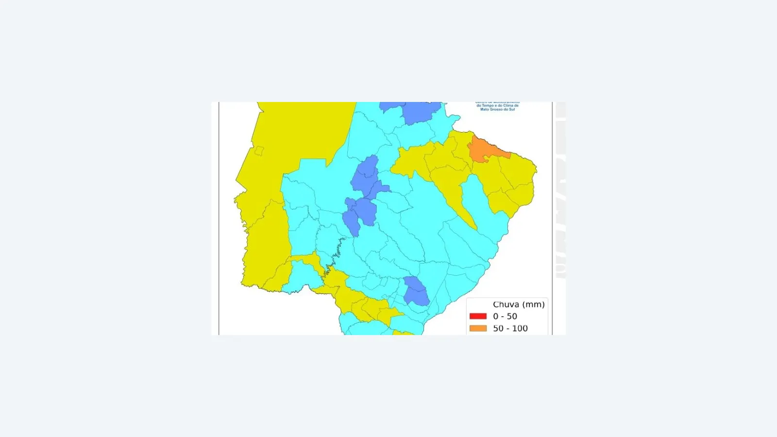 Chuvas de dezembro em Mato Grosso do Sul apresentam grande irregularidade