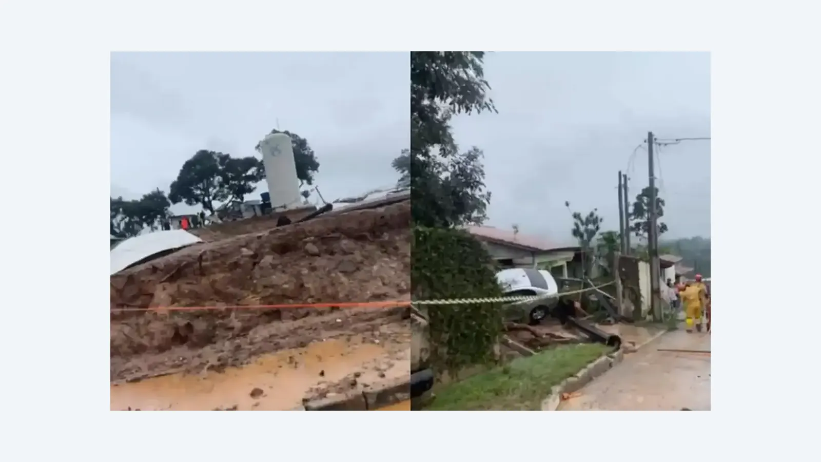 Rompimento de reservatório da Sabesp causa morte em Mairiporã