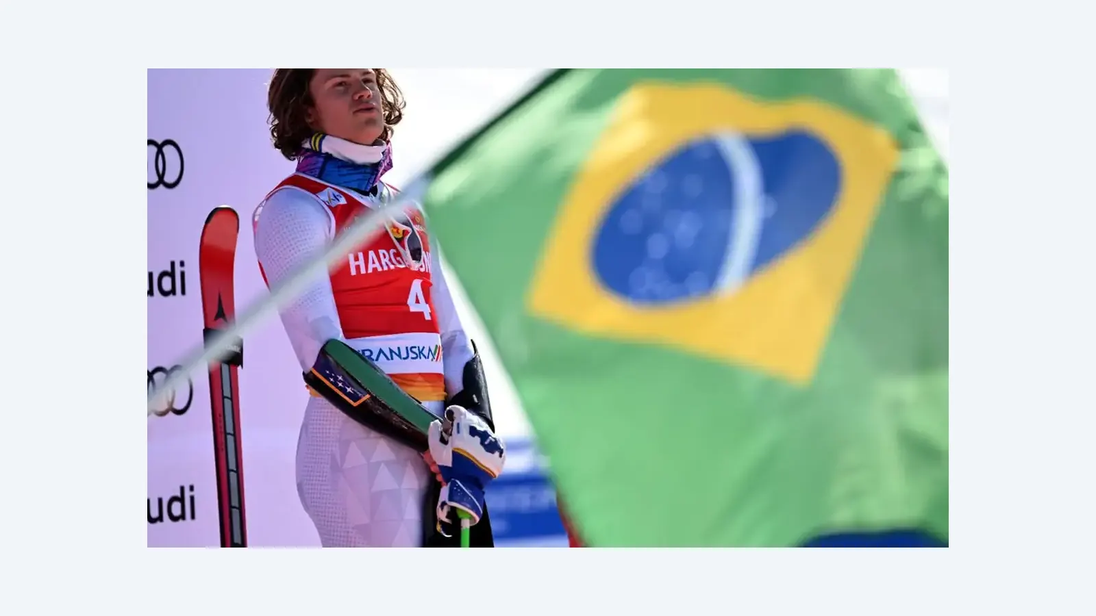 Lucas Pinheiro conquista nova vitória na Copa do Mundo de esqui na Eslovênia