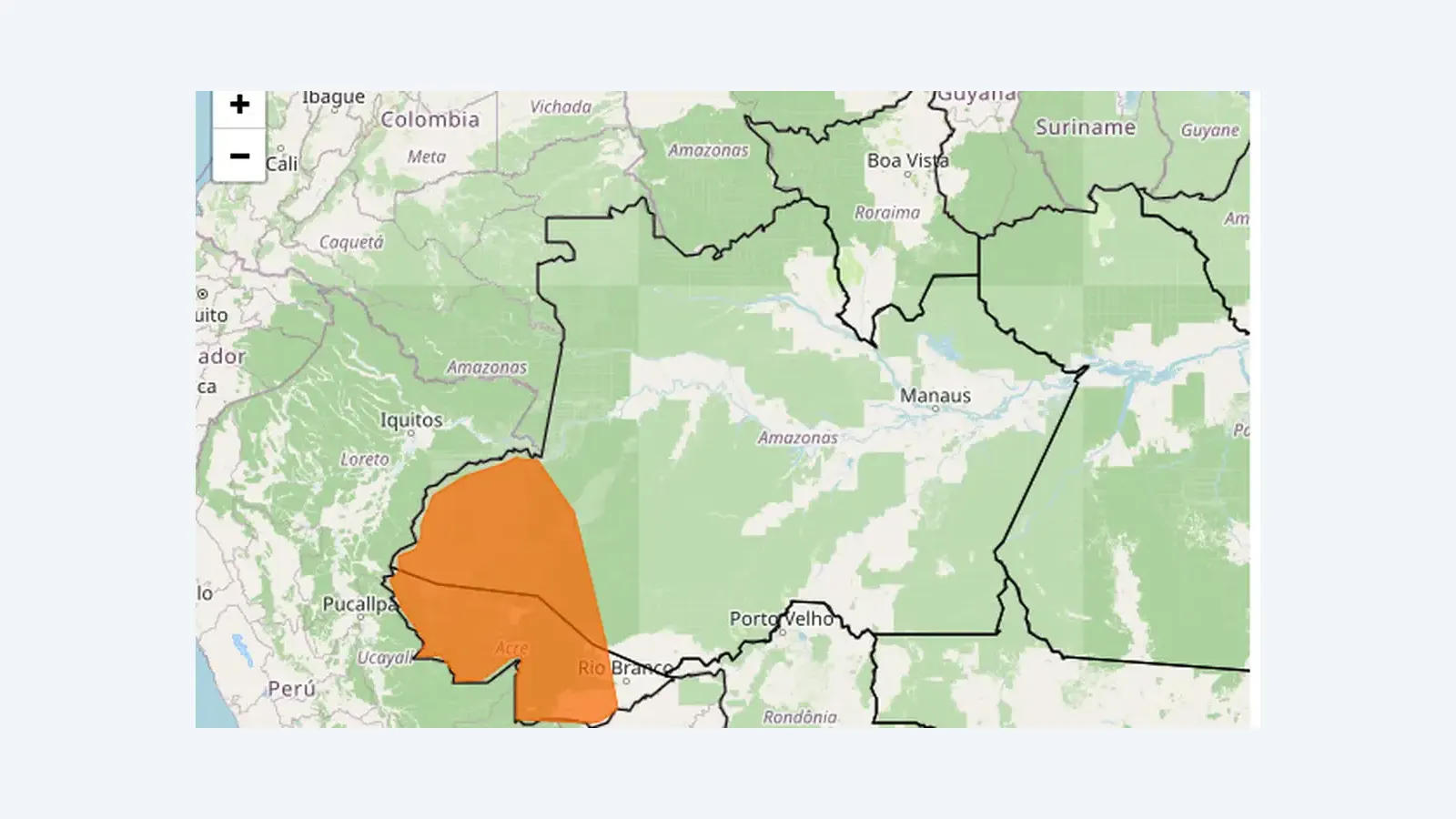 Inmet emite alerta laranja para chuvas intensas em municípios do Acre