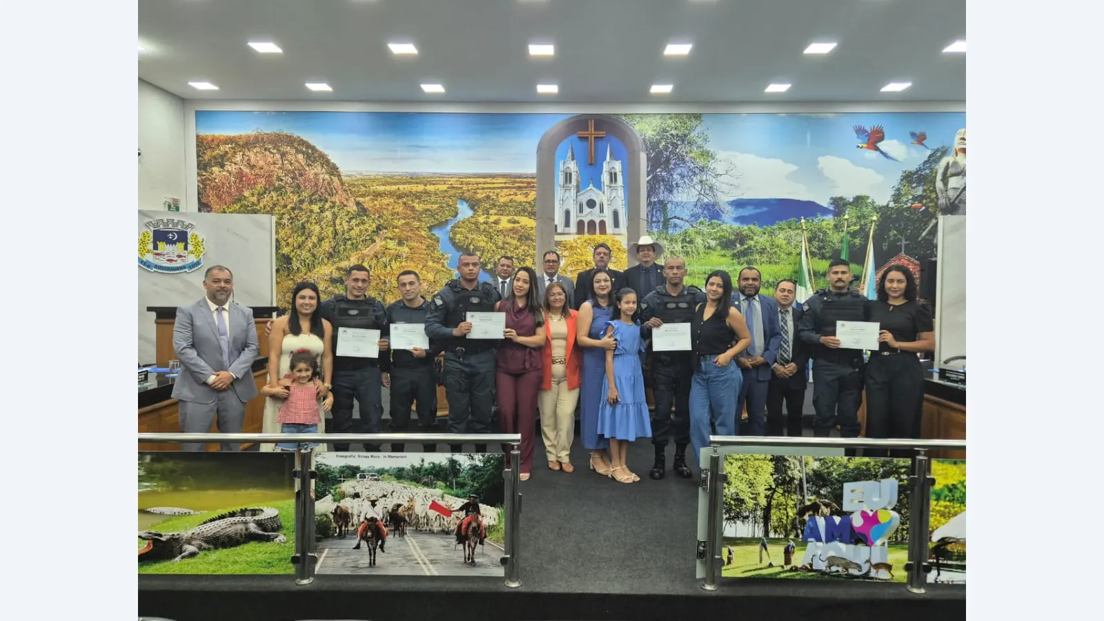 Câmara de Aquidauana Homenageia Polícia Militar por Ação em Caso de Exploração Sexual