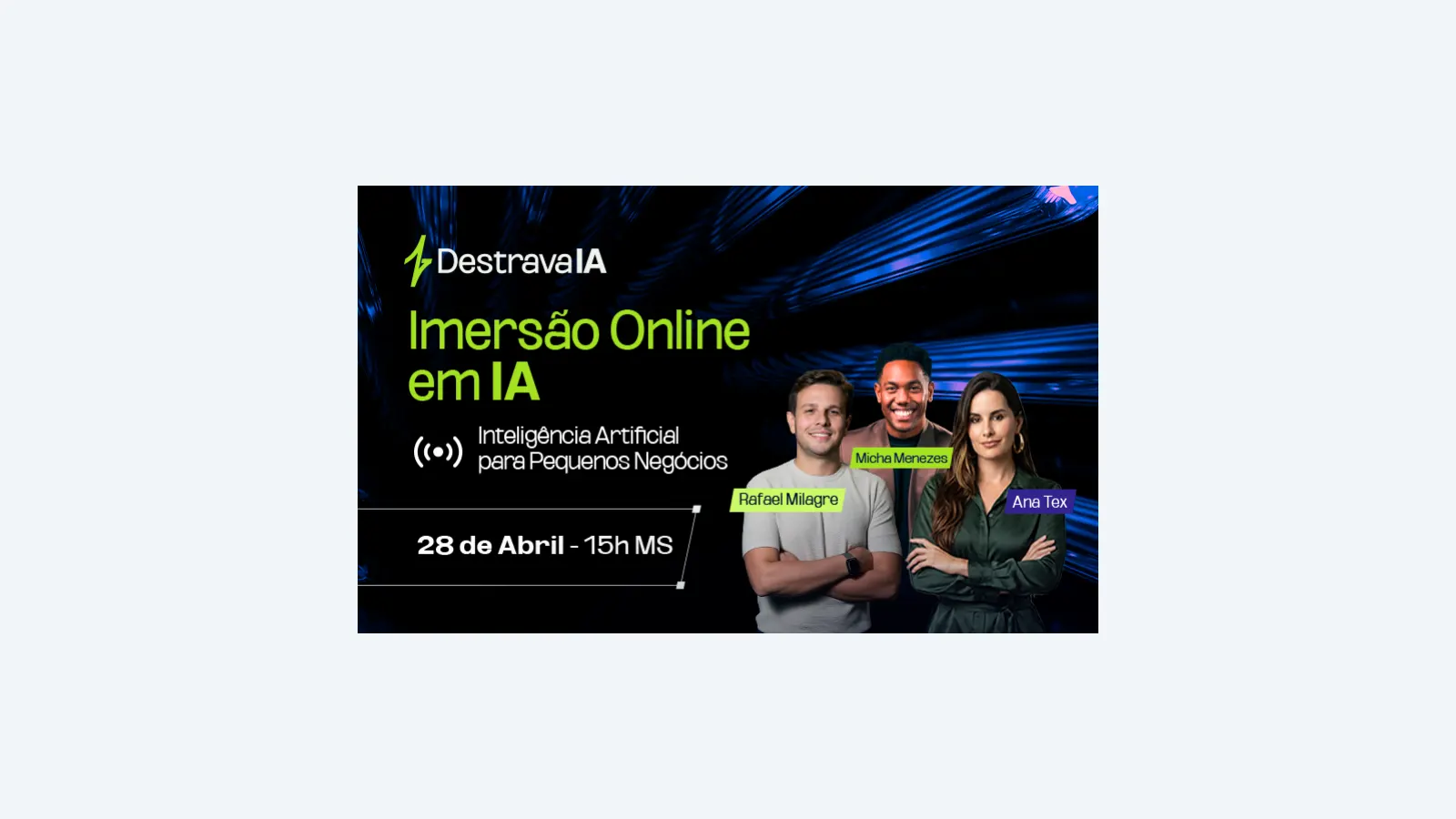 Sebrae/MS realiza imersão gratuita sobre Inteligência Artificial para empreendedores