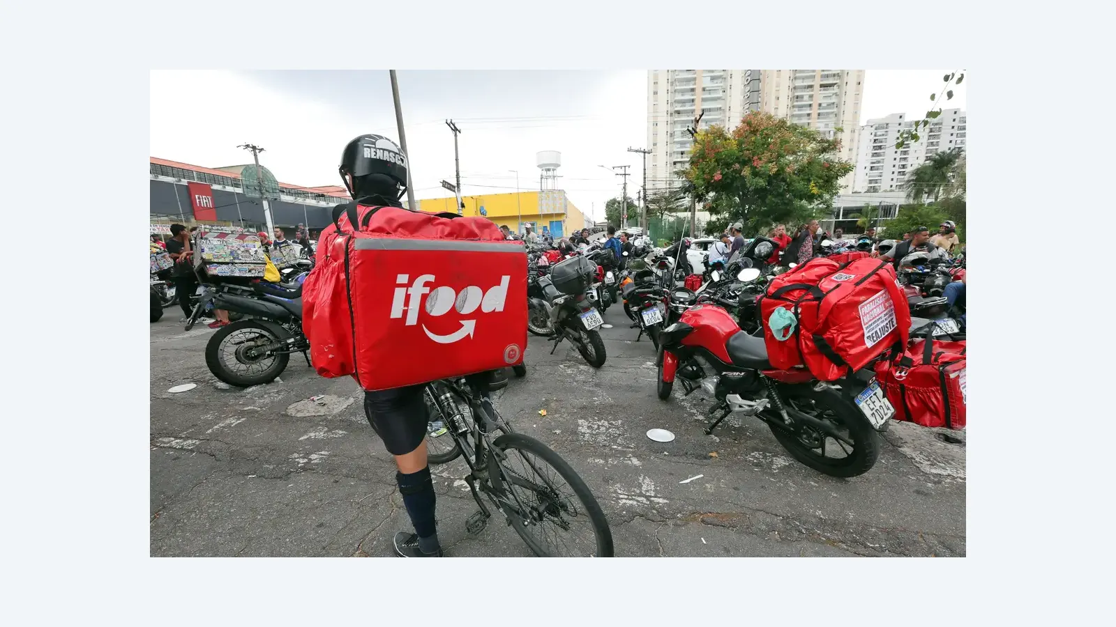 Banco do Brasil cria pontos de apoio para entregadores de aplicativos