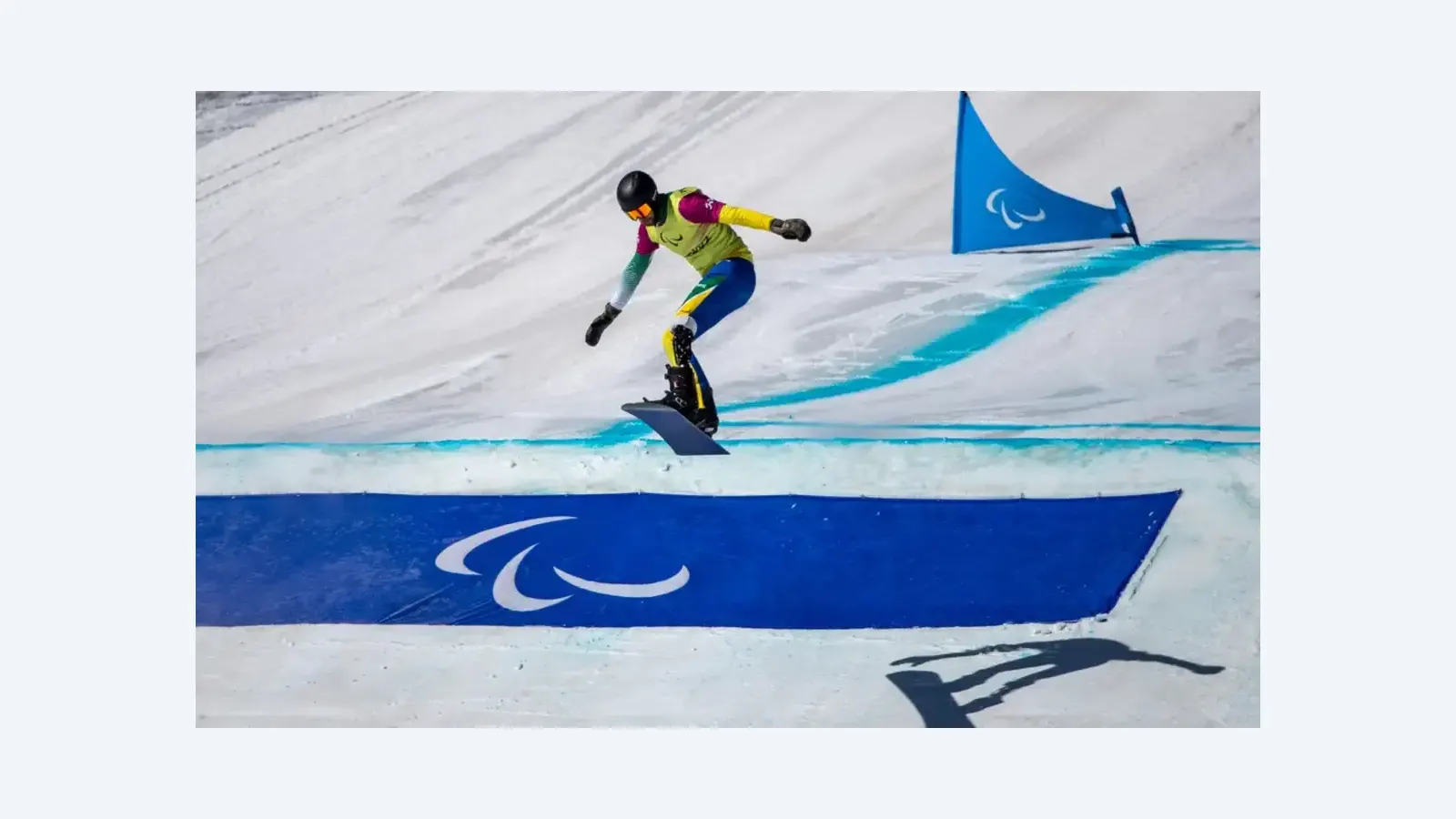 Snowboarder brasileiro Barbieri sofre queda antes da Paralimpíada de Inverno