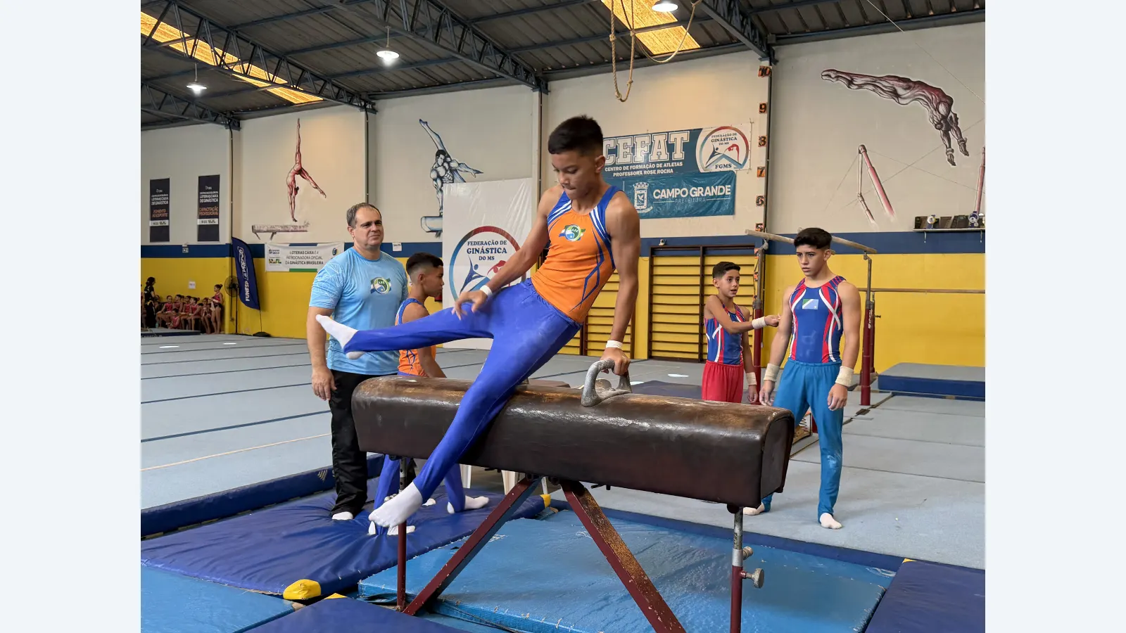Ginástica Artística Agita Jogos Escolares de Campo Grande e Impulsiona Jovens Atletas