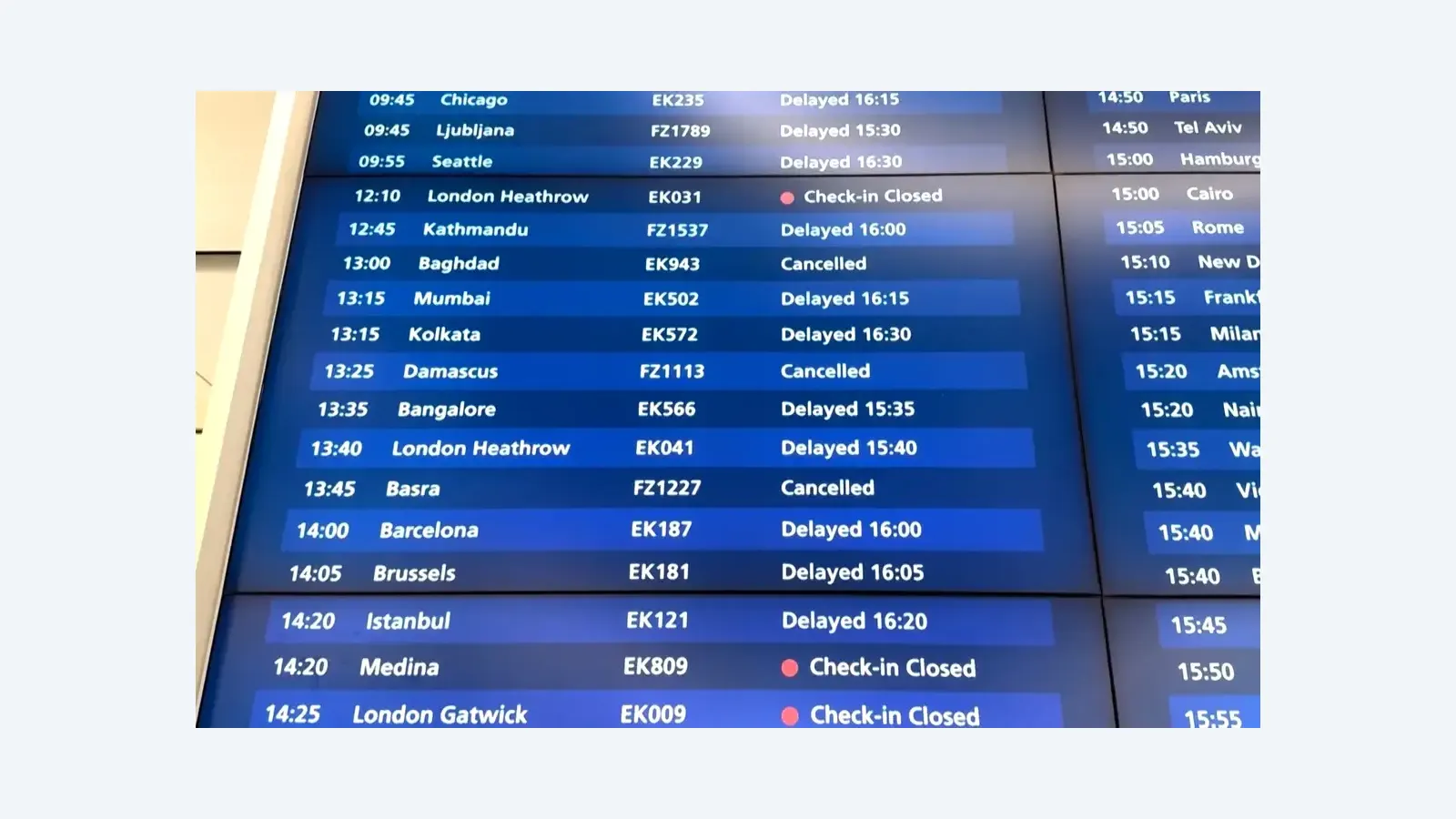 Brasileiros ficam retidos em cruzeiro em Dubai por conflito regional