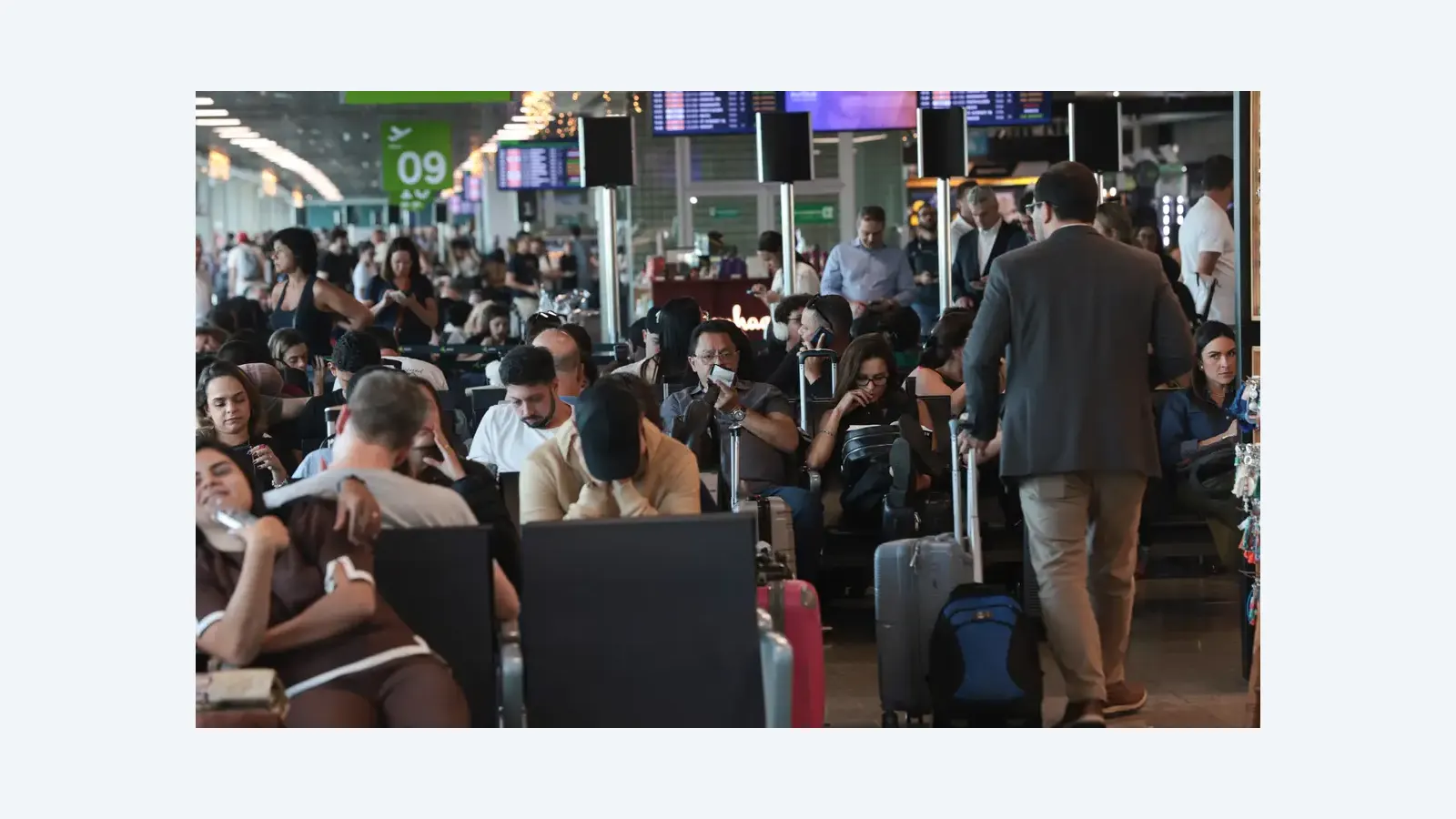 Aeroporto de Congonhas amplia operação até meia-noite após pane técnica