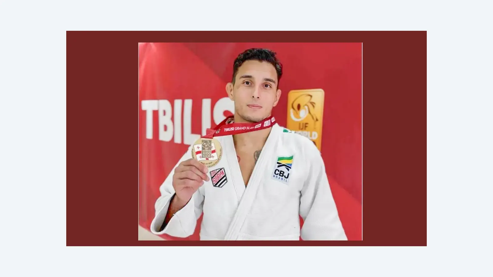 Guilherme Schimidt conquista bronze no Grand Slam de Tbilisi