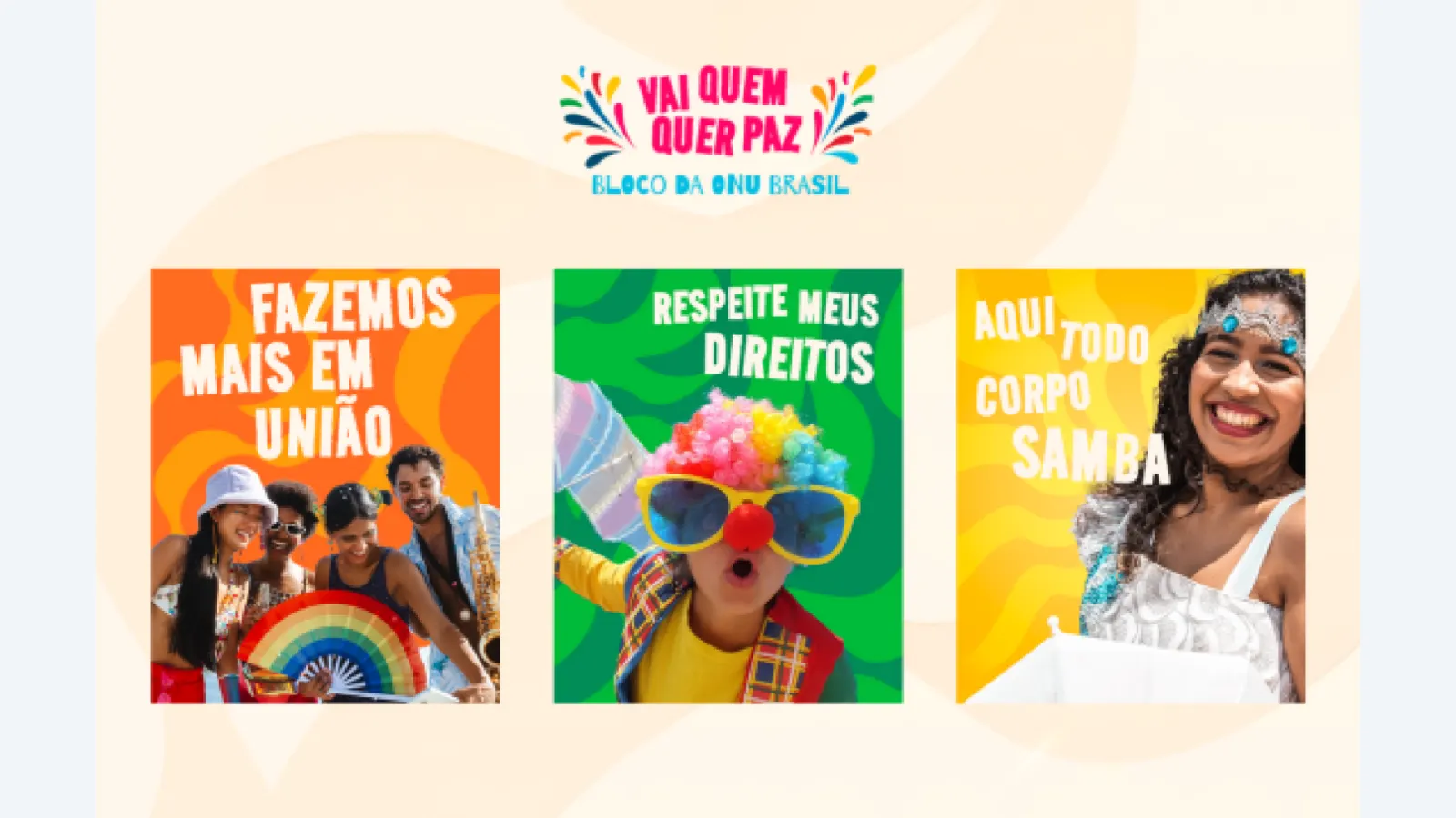 ONU Brasil lança campanha digital para Carnaval 2026 pela paz e direitos