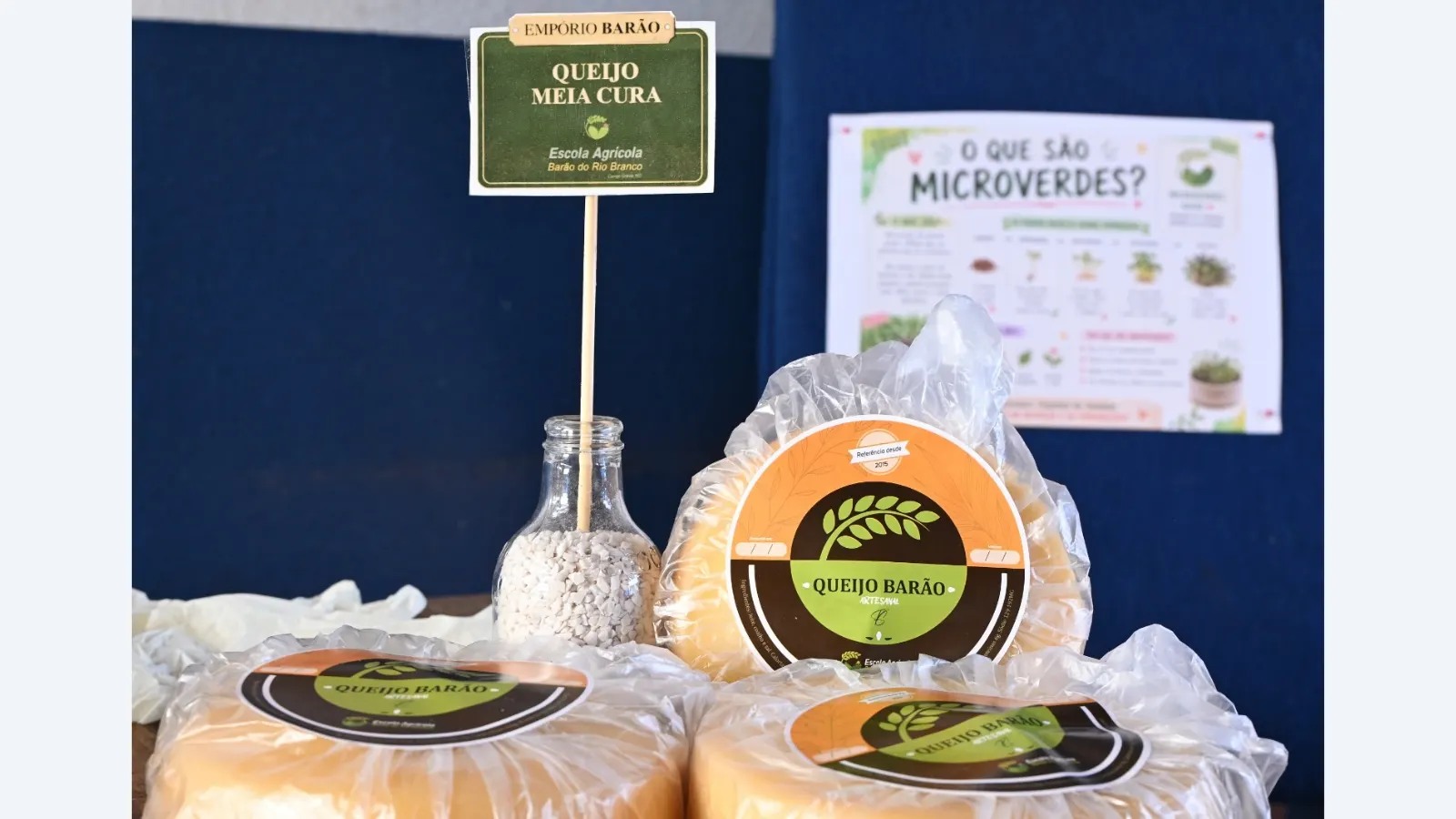 Alunos de Rochedinho produzem mil queijos para a 9ª Festa do Queijo